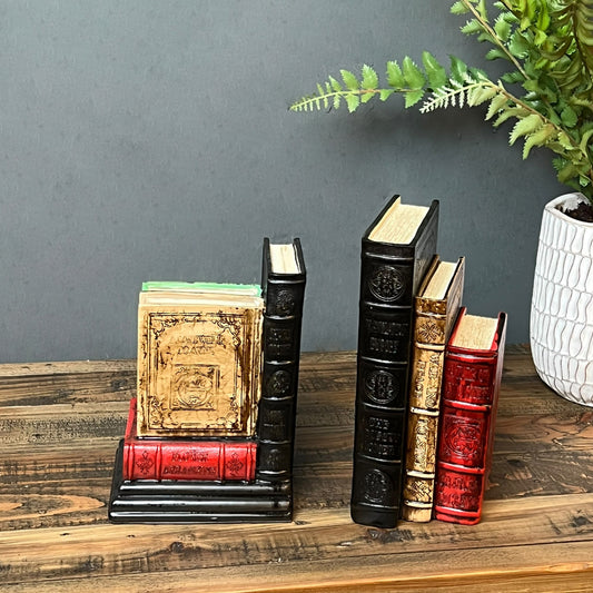 Old Books Bookends