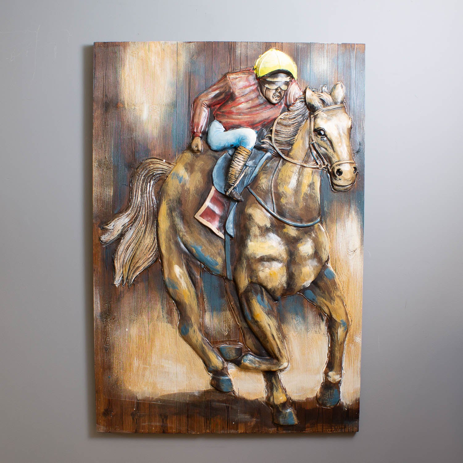 3D Horse & Rider Board Art