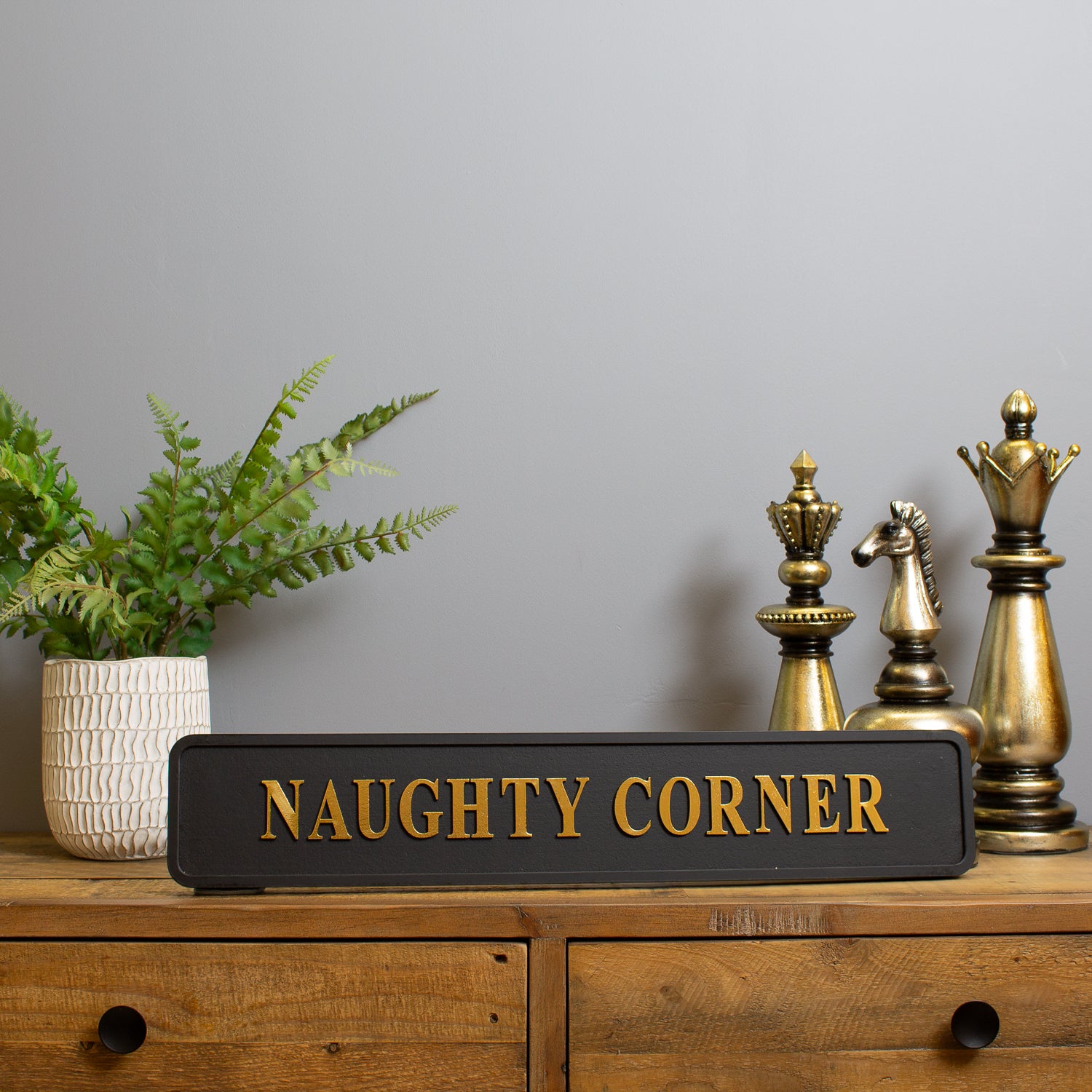 Naughty Corner Street Sign