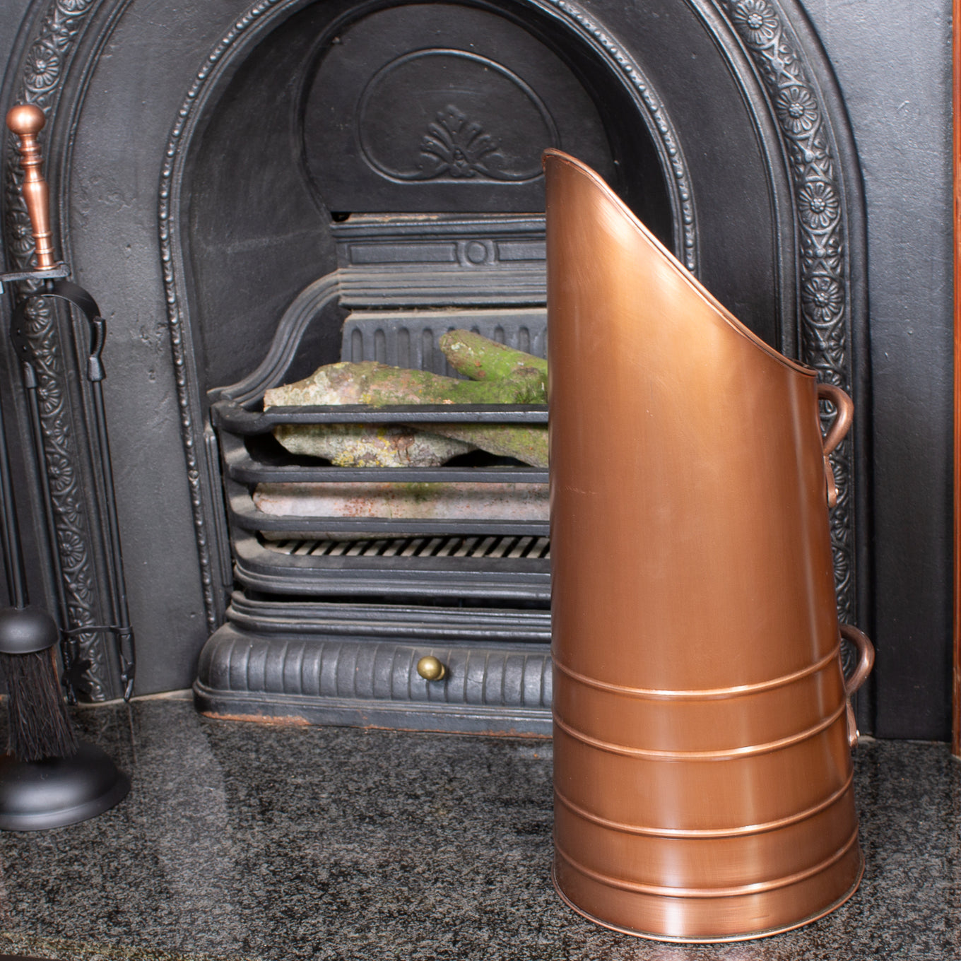 Coal Hod Copper Finish