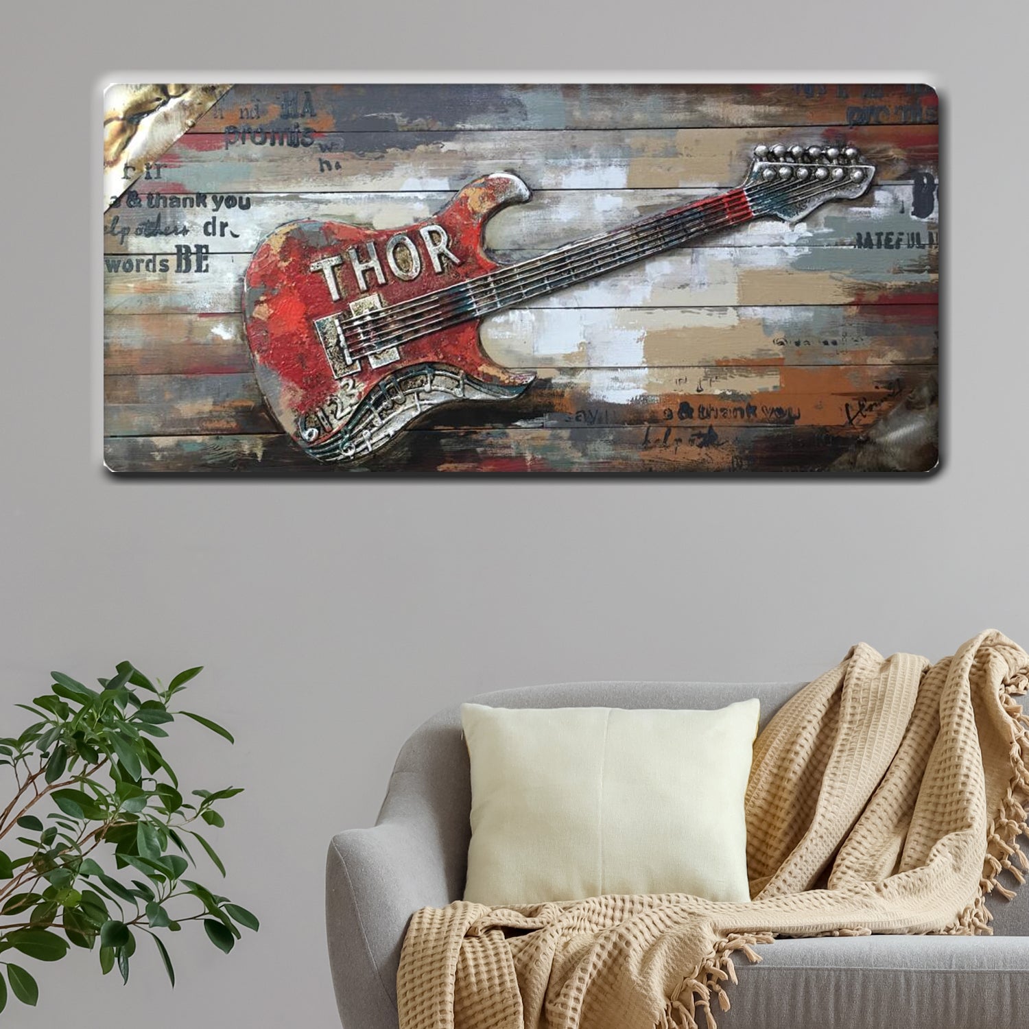 3D Guitar Board Art