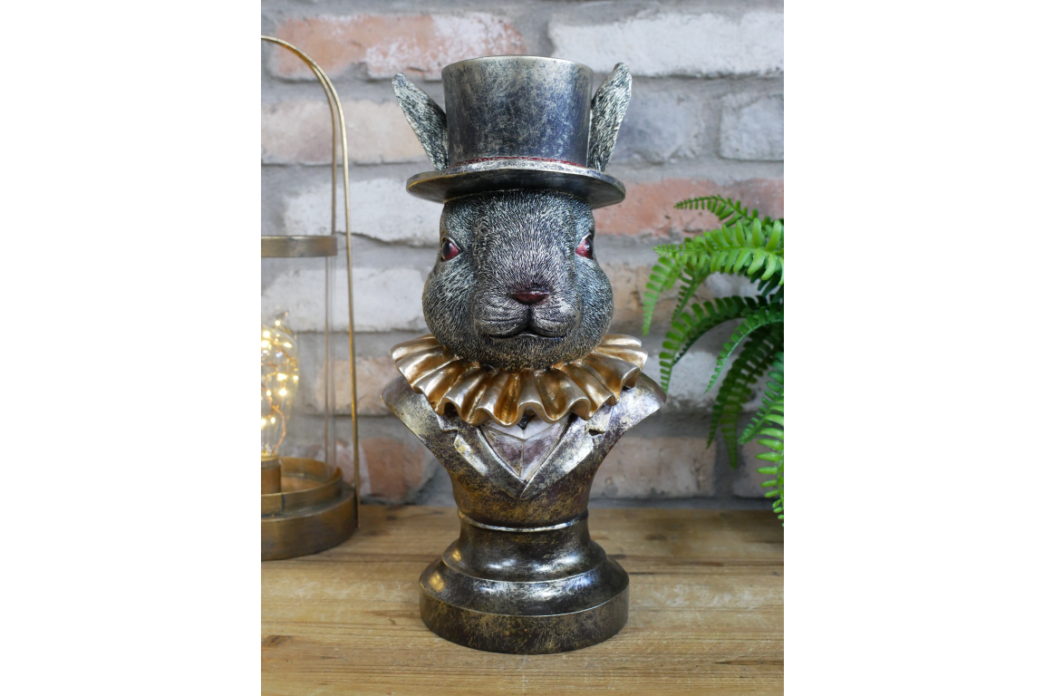 Rabbit With Top Hat Bust