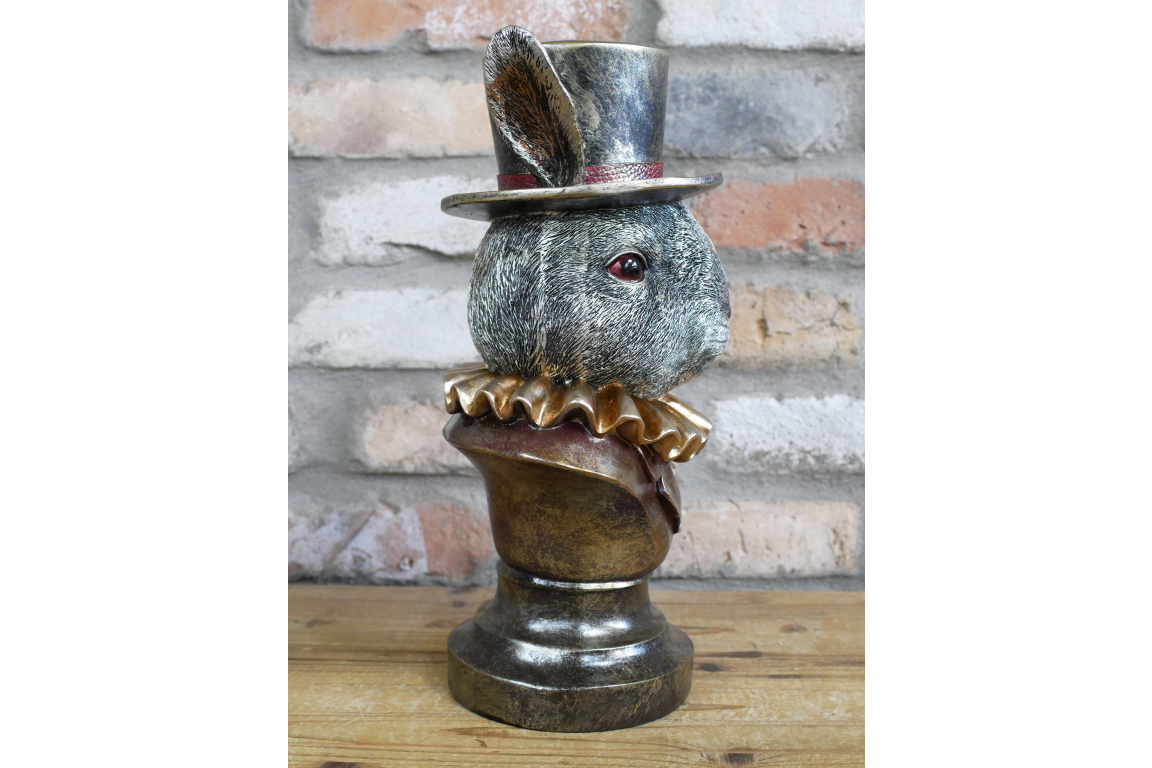 Rabbit With Top Hat Bust