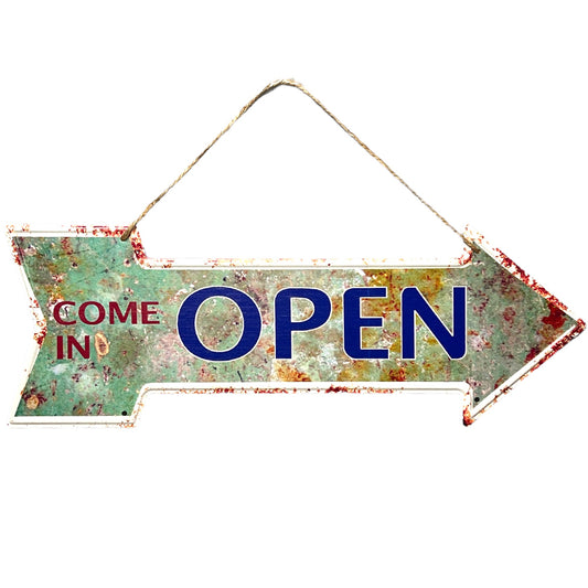 Arrow Sign, Open