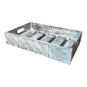 Balinese Limewashed Wooden Tray
