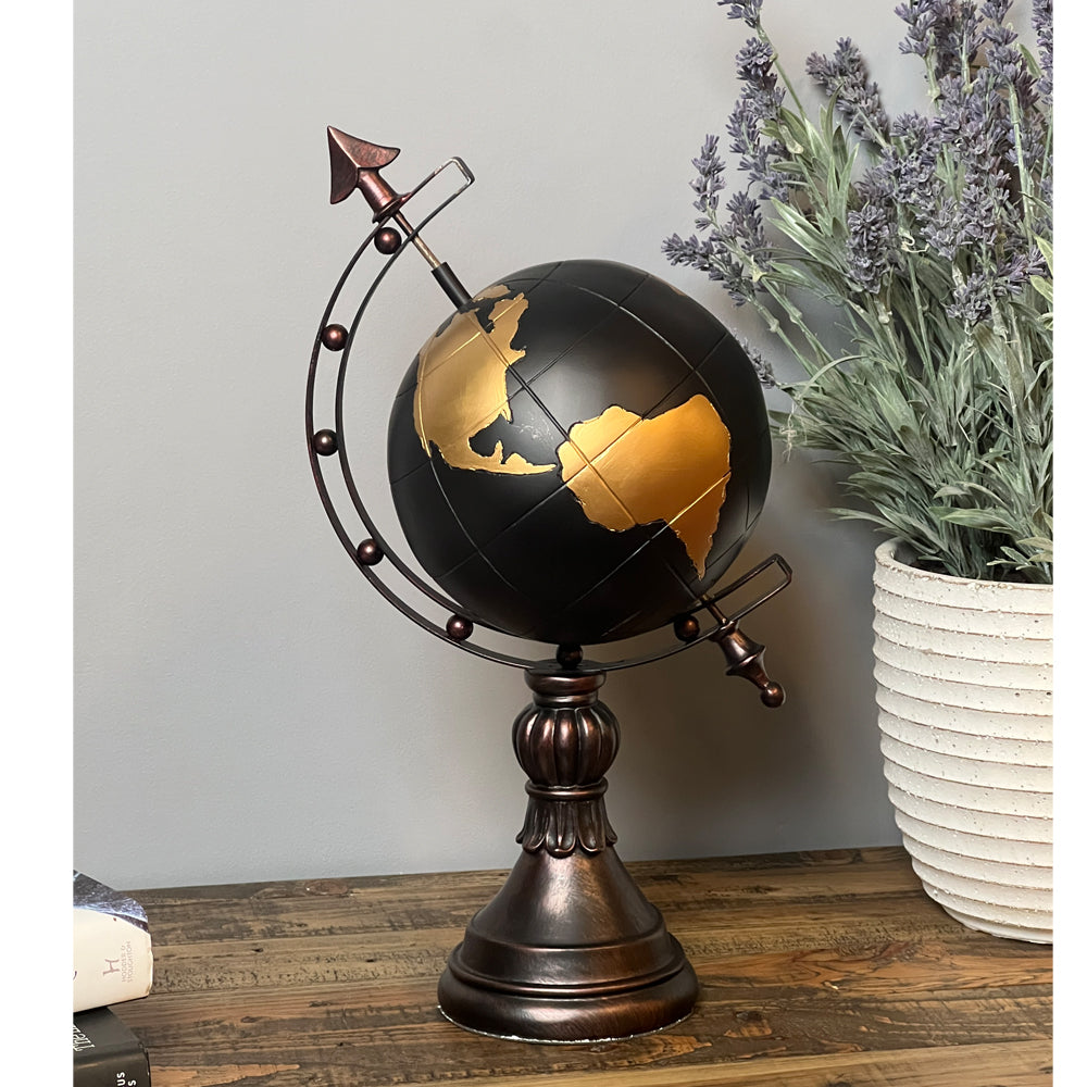 Black & Gold Globe