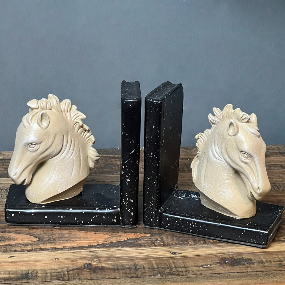 Horse Head Bookends