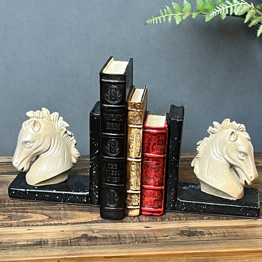 Horse Head Bookends