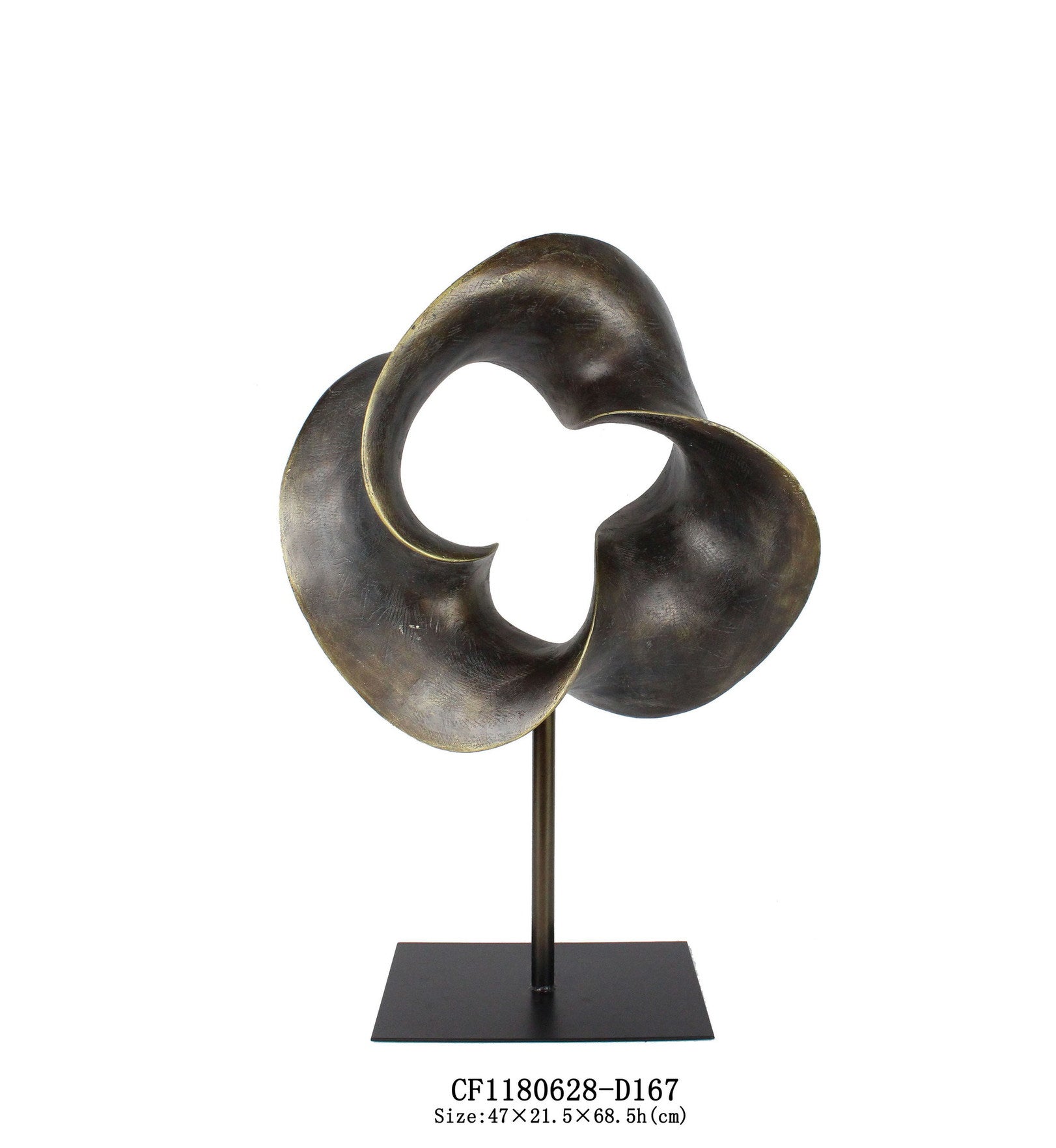 Twisted Round Ribbon Sculpture