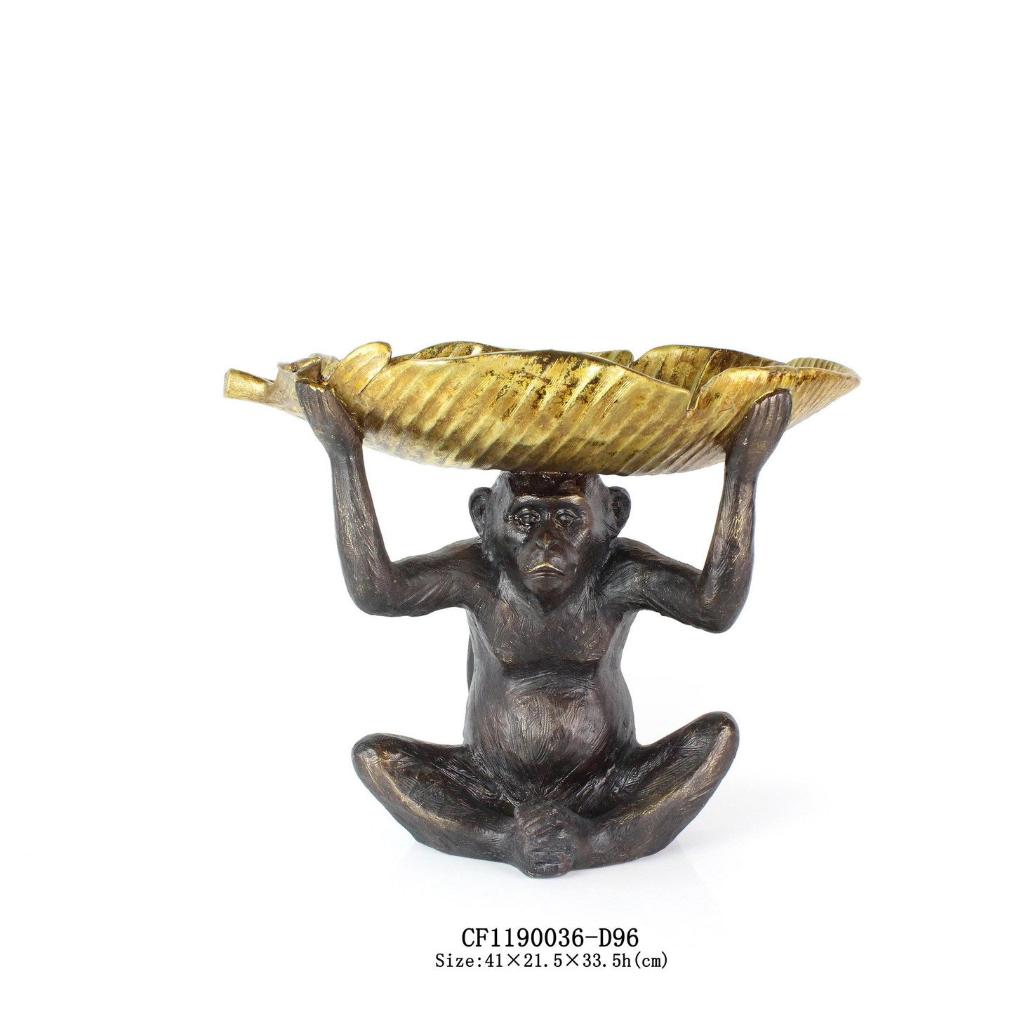 Monkey With Leaf Tray