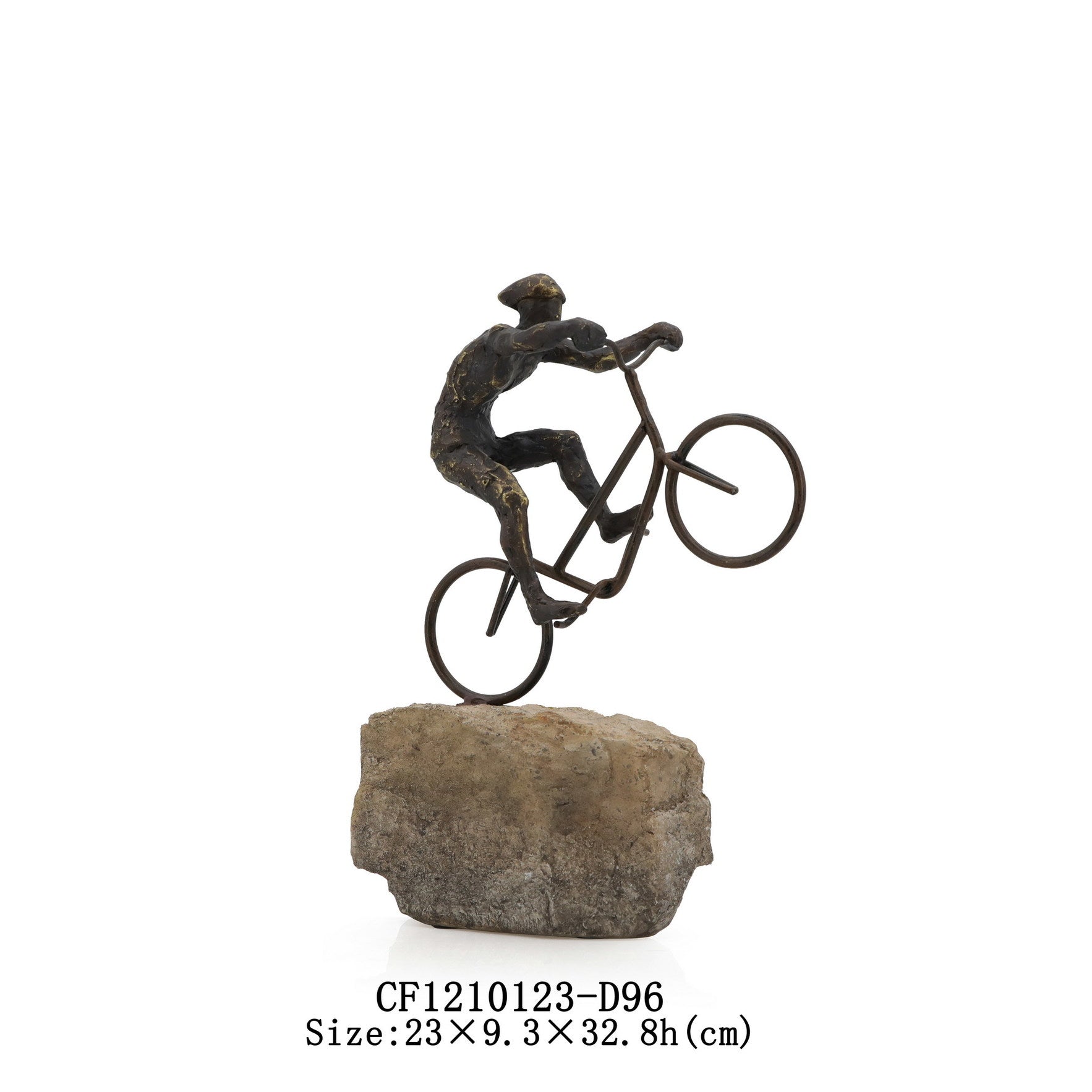 Trial Bike Rider Sculpture