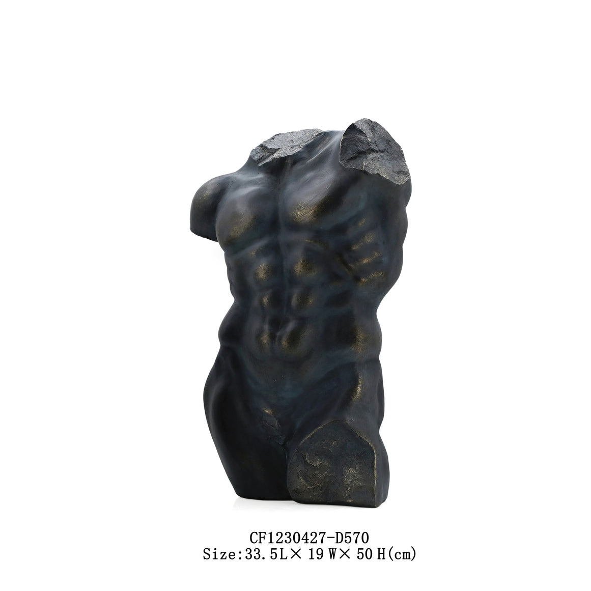 Extra Large Male Torso Ornament