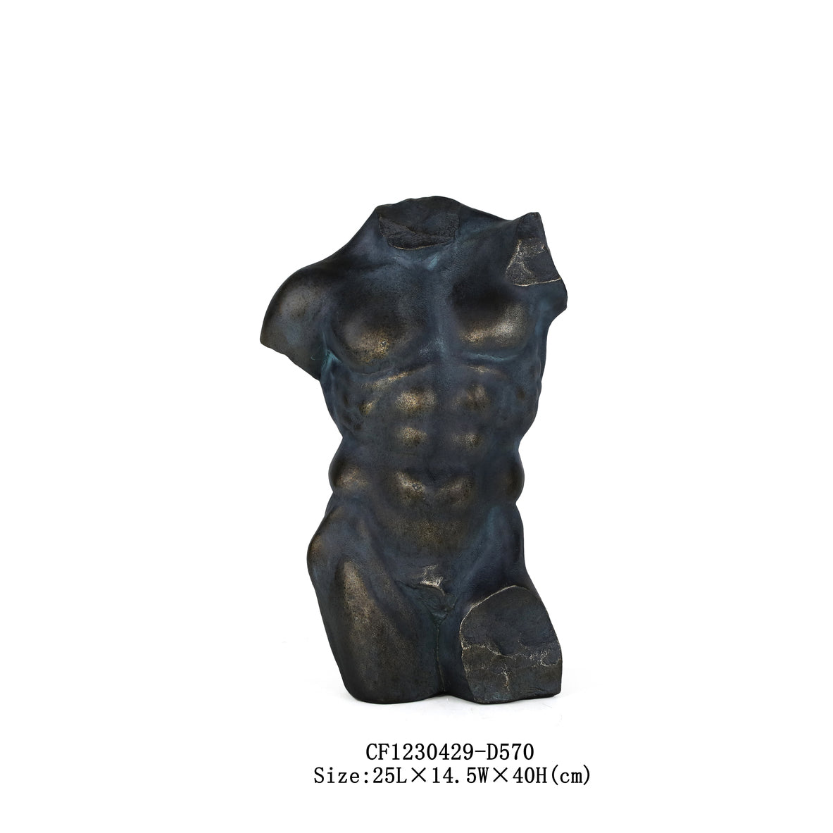 Large Male Torso Ornament