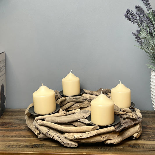 Driftwood Candle Holder Ring