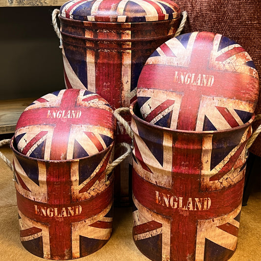 Union Jack, England, Storage Stool