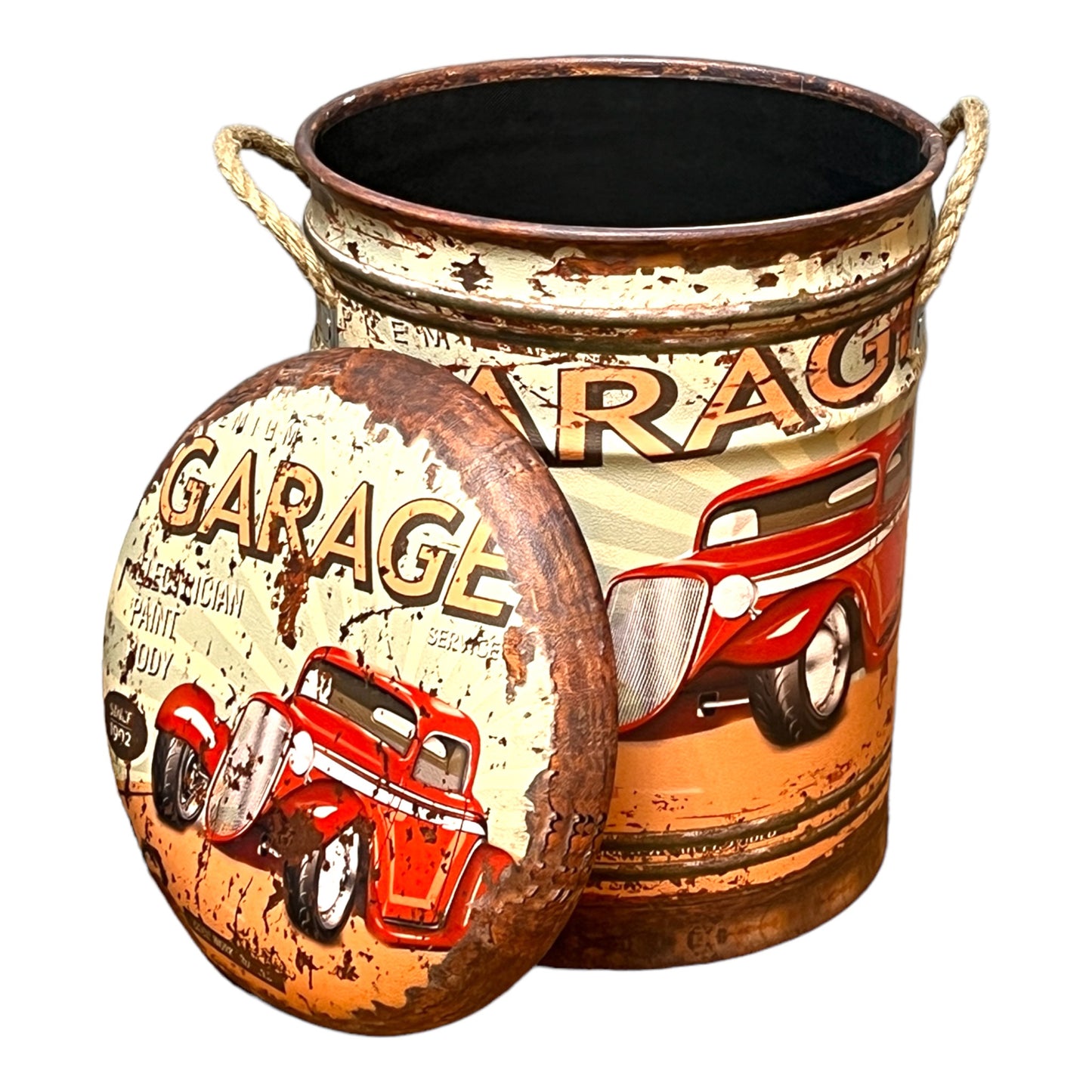 American Garage Storage Stool