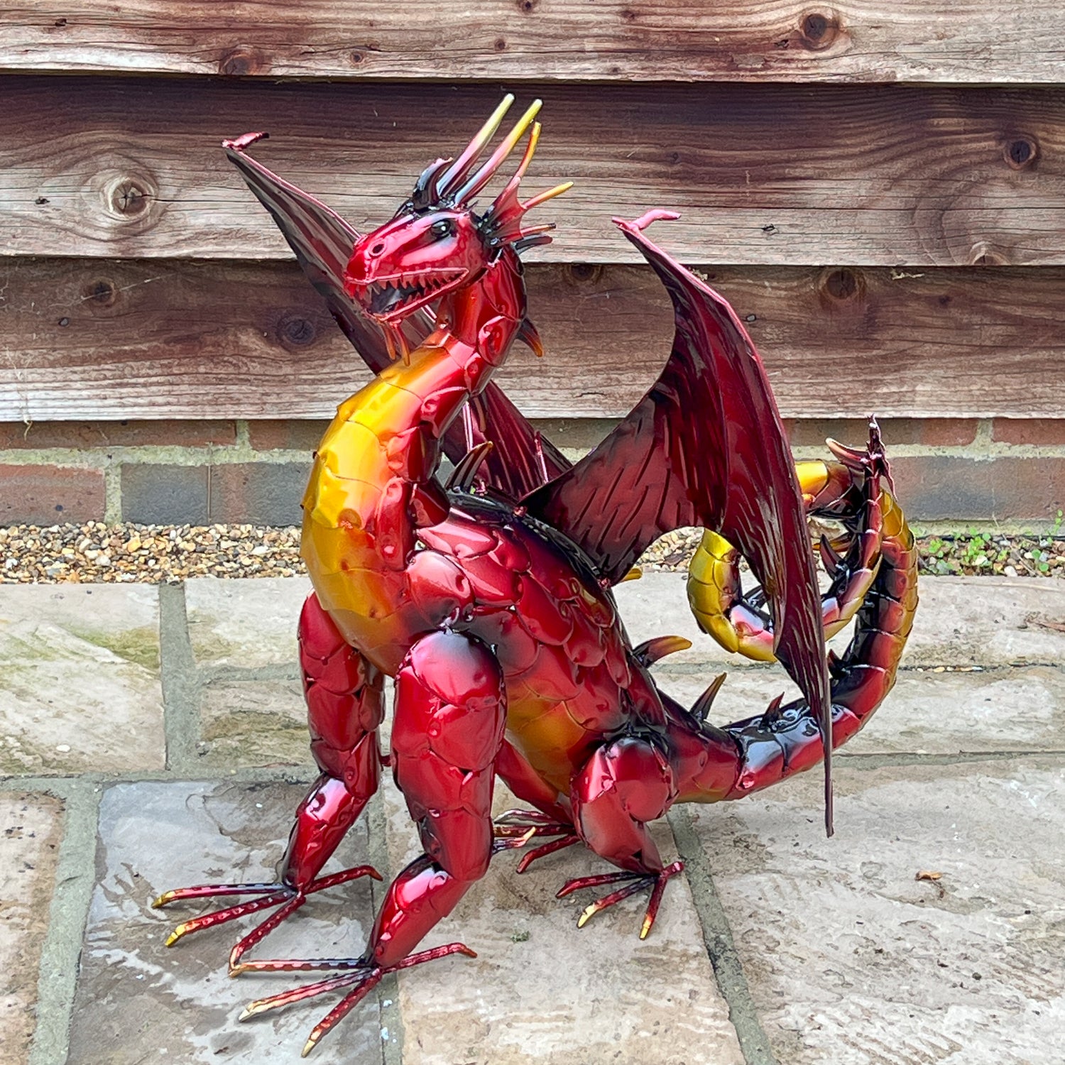 Standing Dragon Garden Sculpture
