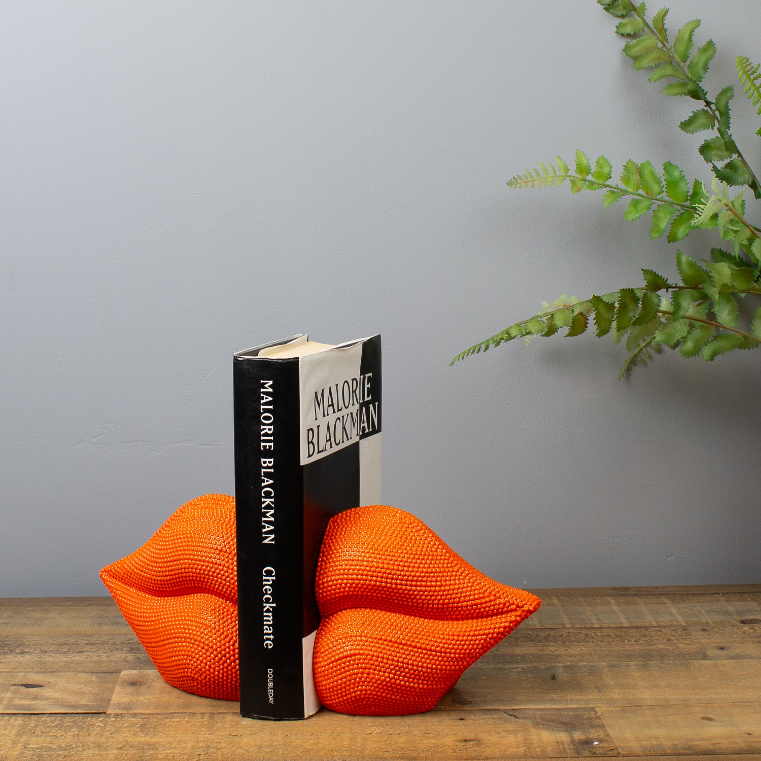 Orange Lips Bookends