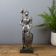 Silver Knight in Armour With Shield