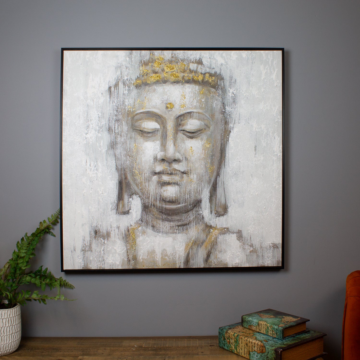 Enlightened Buddha Oil Canvas