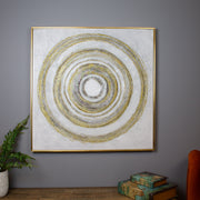 Ever Increasing Circles Oil Canvas