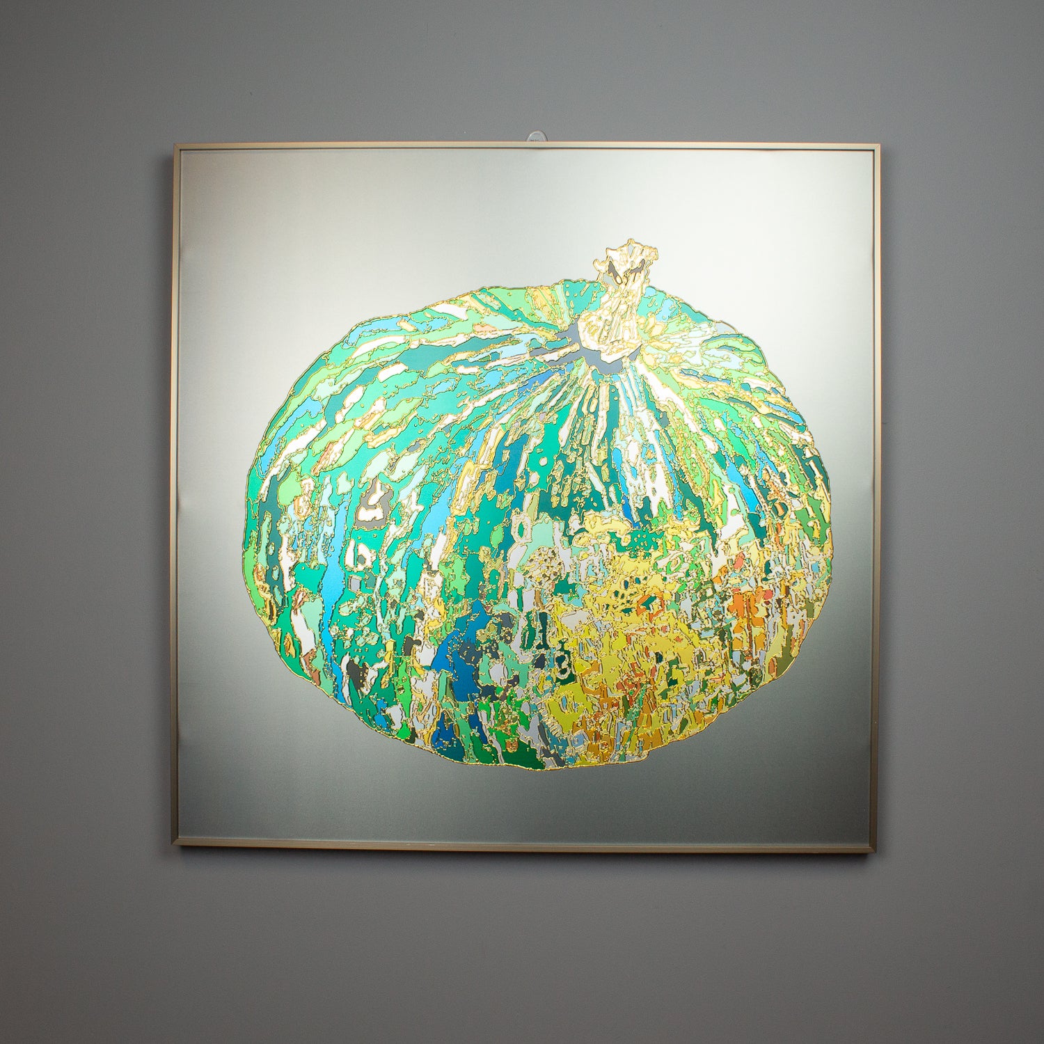 Golden Gourd Metallic Canvas