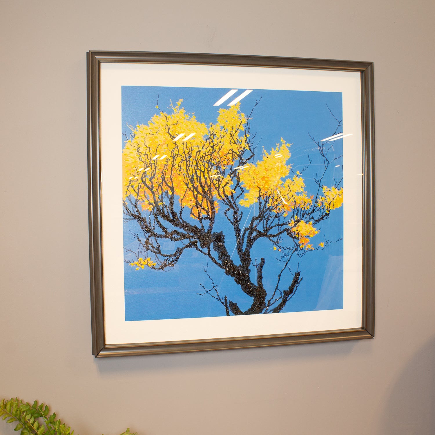 Yellow Blossom Tree Art Print
