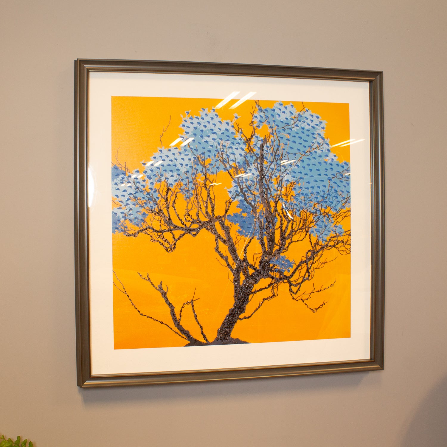 Blue Blossom Tree Art Print