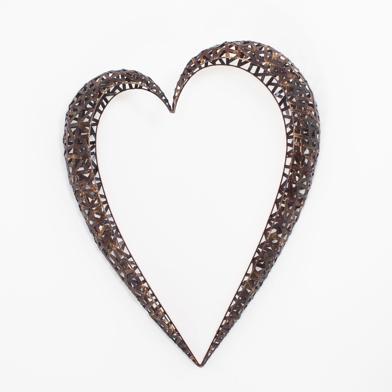 Metal Heart Sculpture