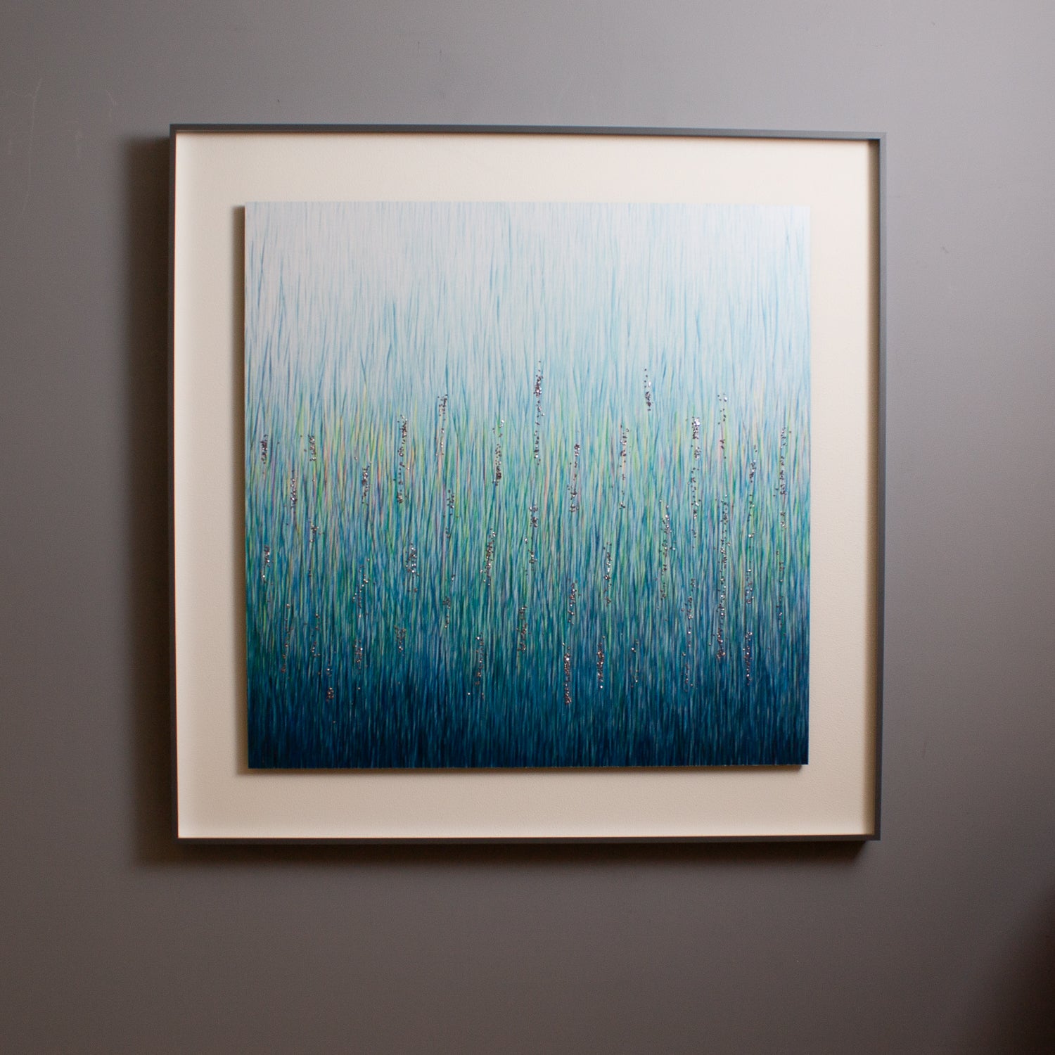 Blue Meadow Art Print