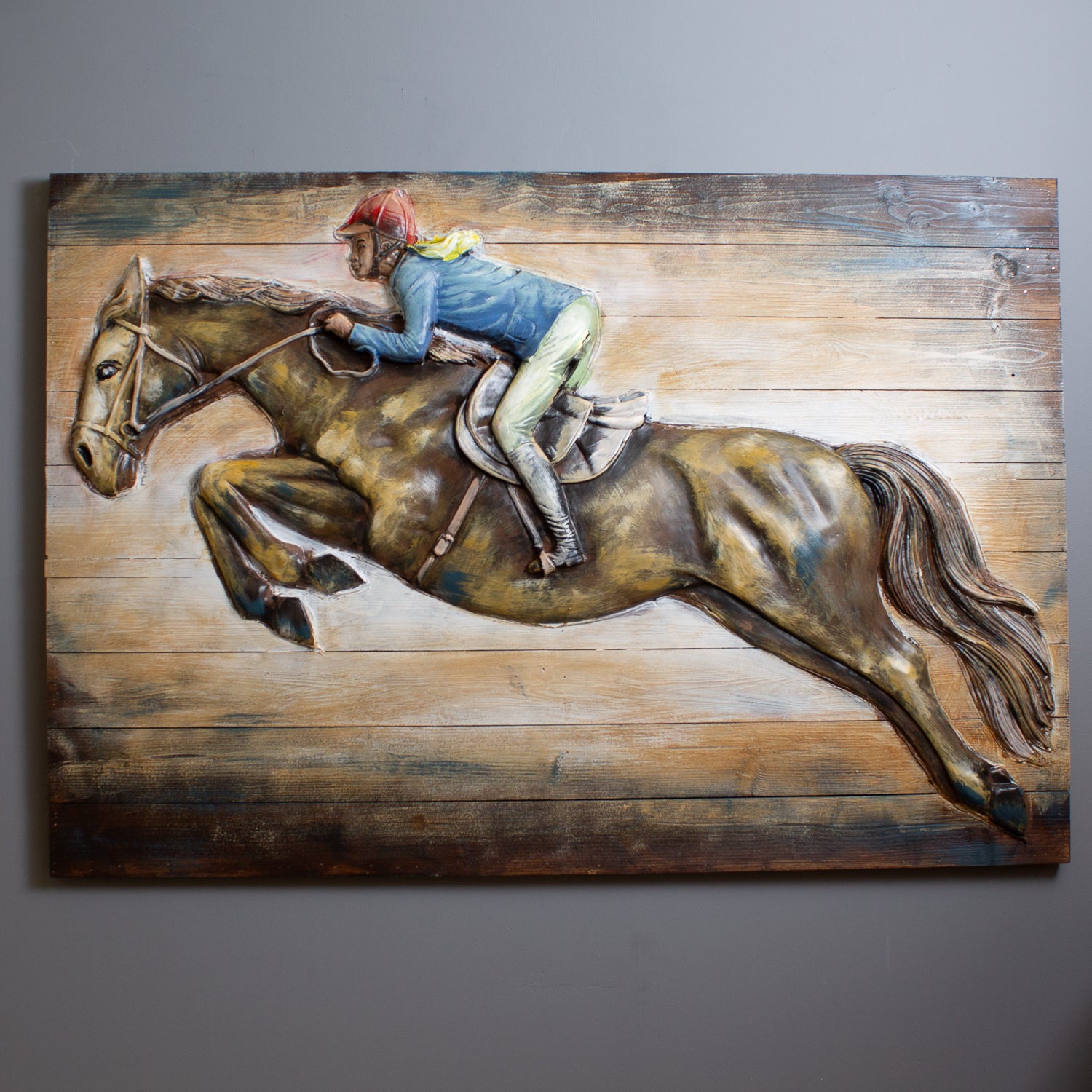 3D Steeplechase Board Art