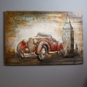 3D Classic Car Board Art