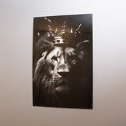 King Of The Jungle Tempered Glass Wall Art