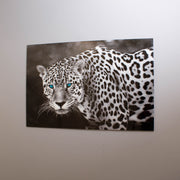 Prowling Leopard Tempered Glass Wall Art