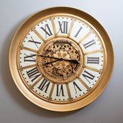 Ragnar Exposed Gear Movement Cog Wall Clock 100 cm