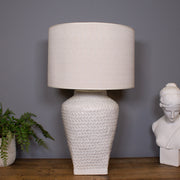 Imola Table Lamp, Cream