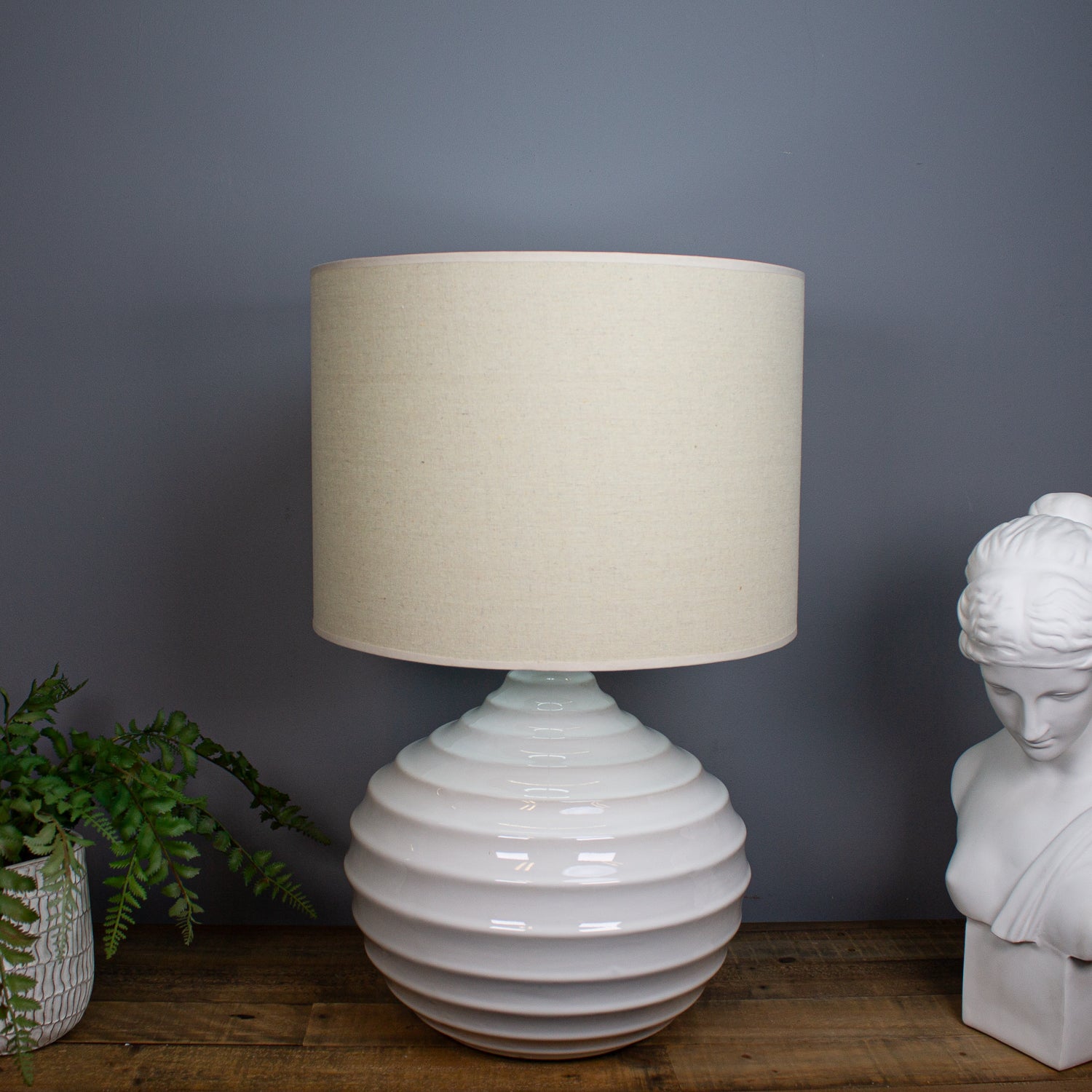 Nola Lamp, Cream