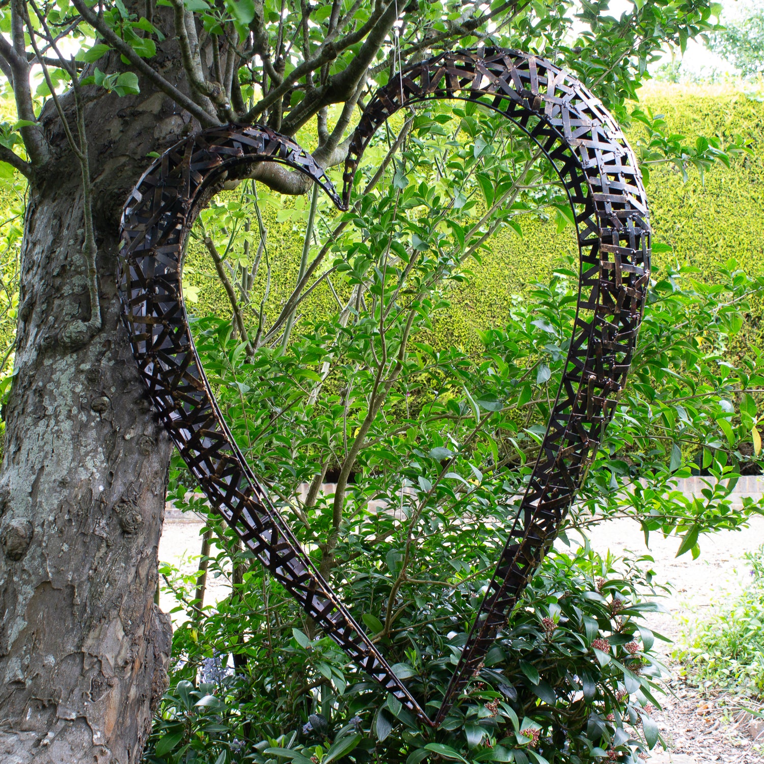 Metal Heart Sculpture