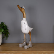 Large Grey Hearts Duck