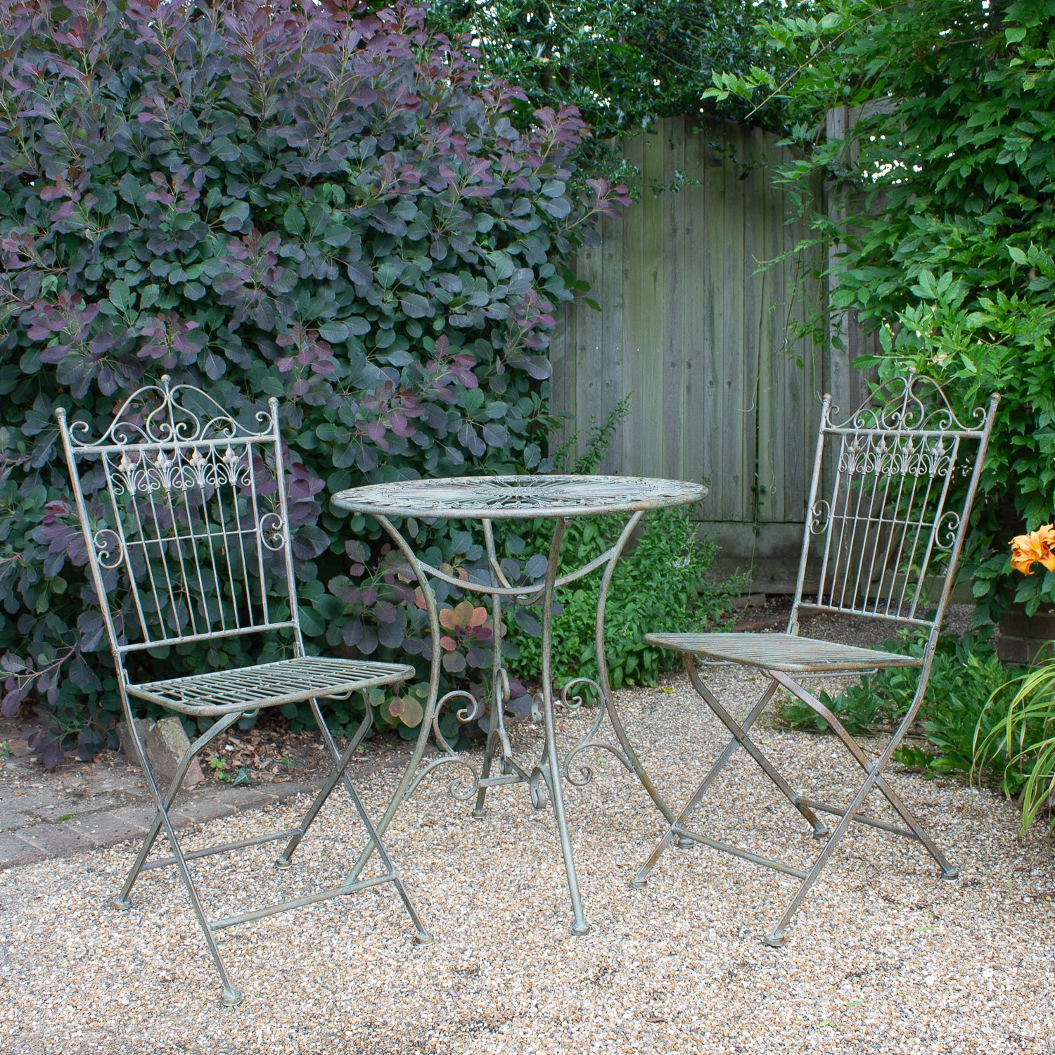 Wrought Iron Bistro Set