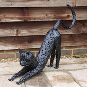Black Cat Garden Sculpture