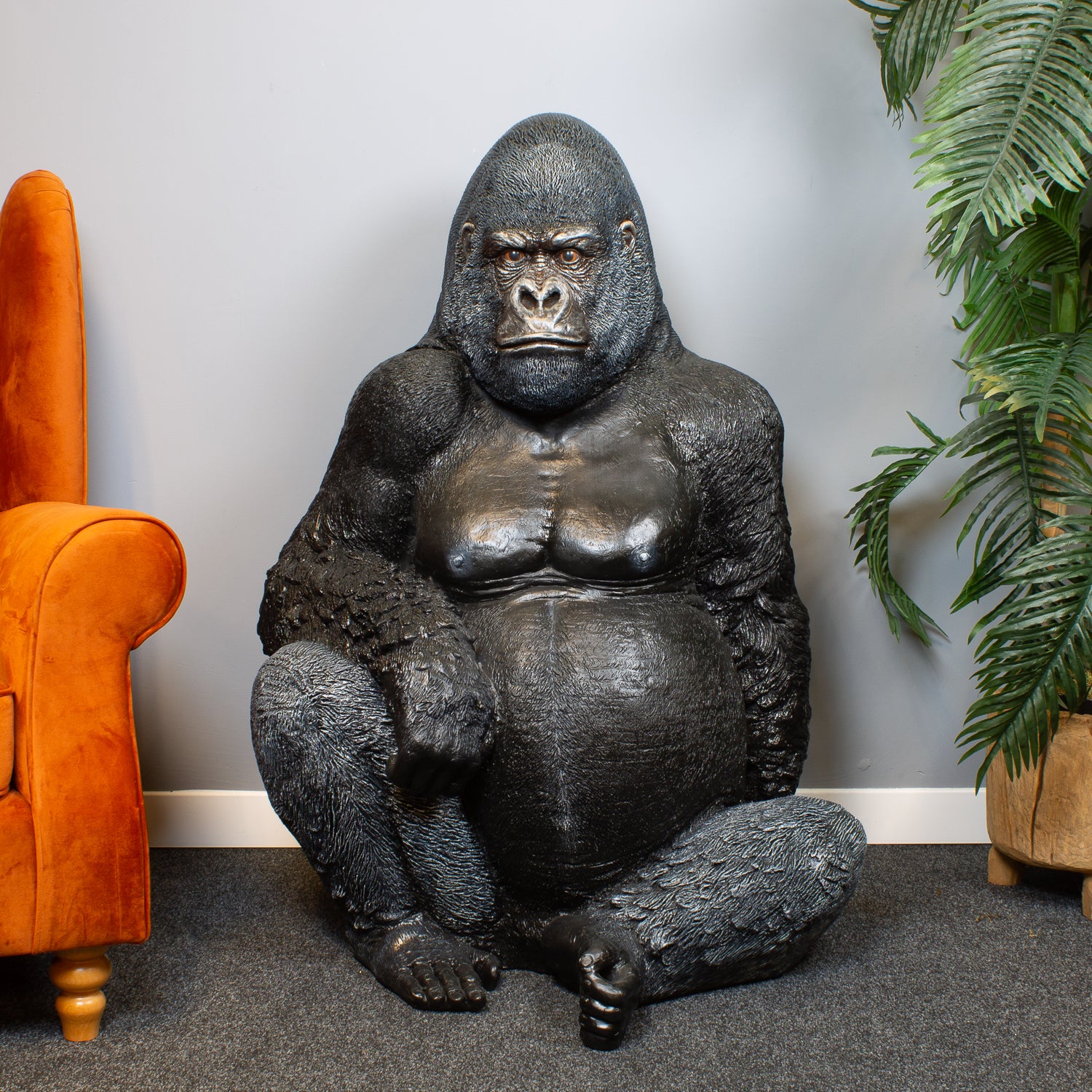 Life-Size Silver Back Gorilla
