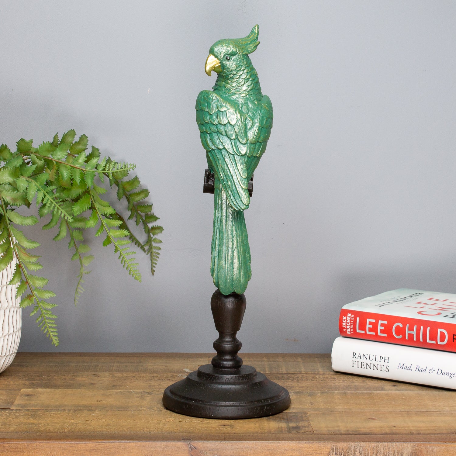 Green Parrot Ornament