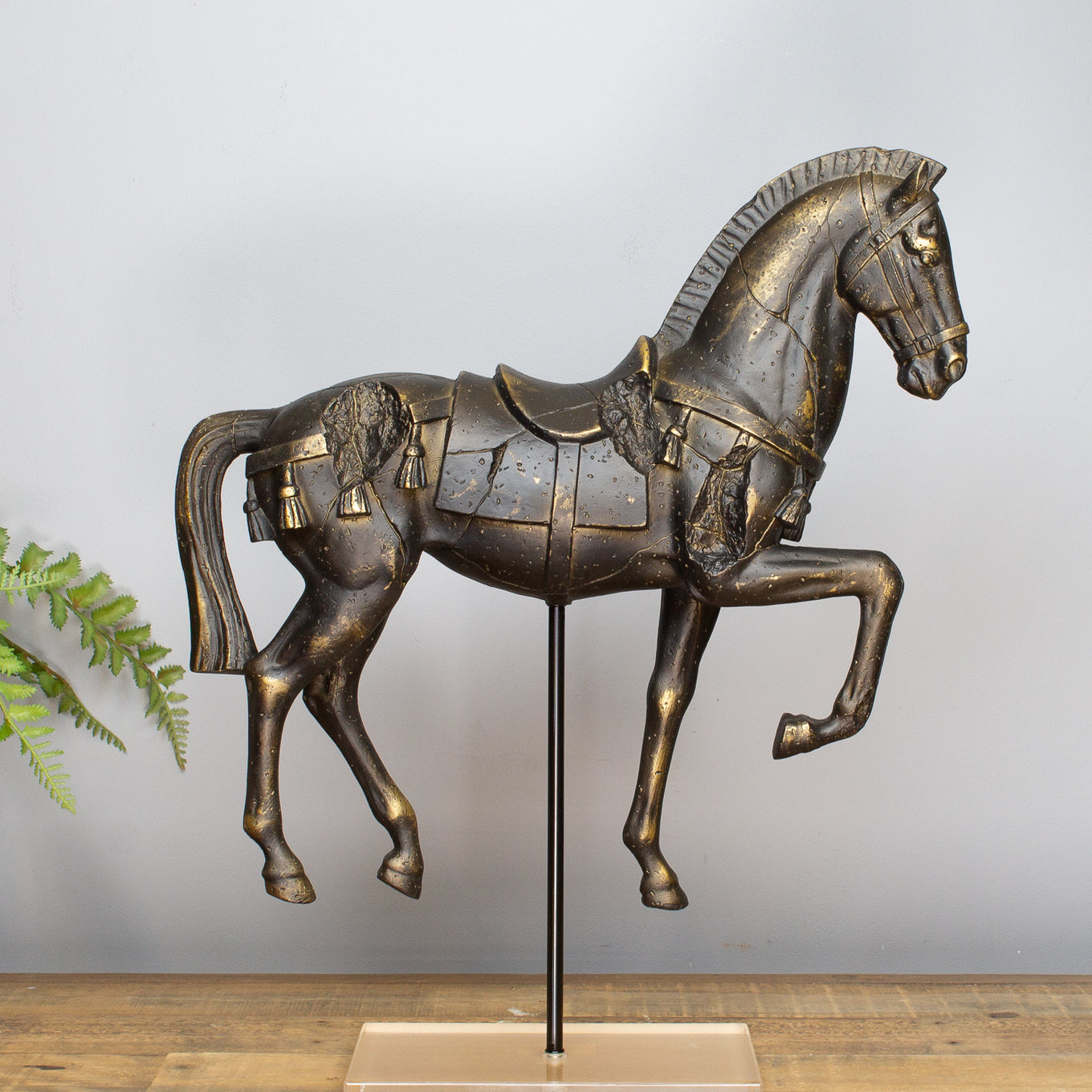 Horse Statue On Stand