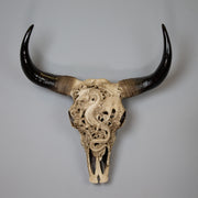 Carved Cow Skull