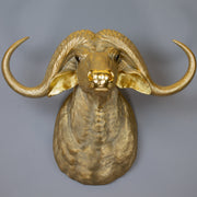 Gold Buffalo Head Wall Art