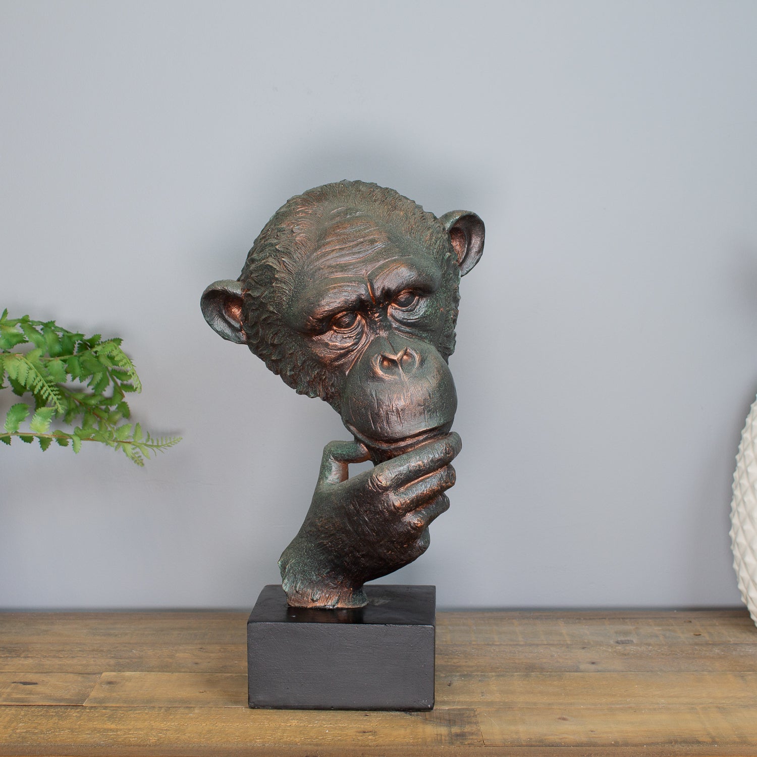 Thinking Chimpanzee Statue