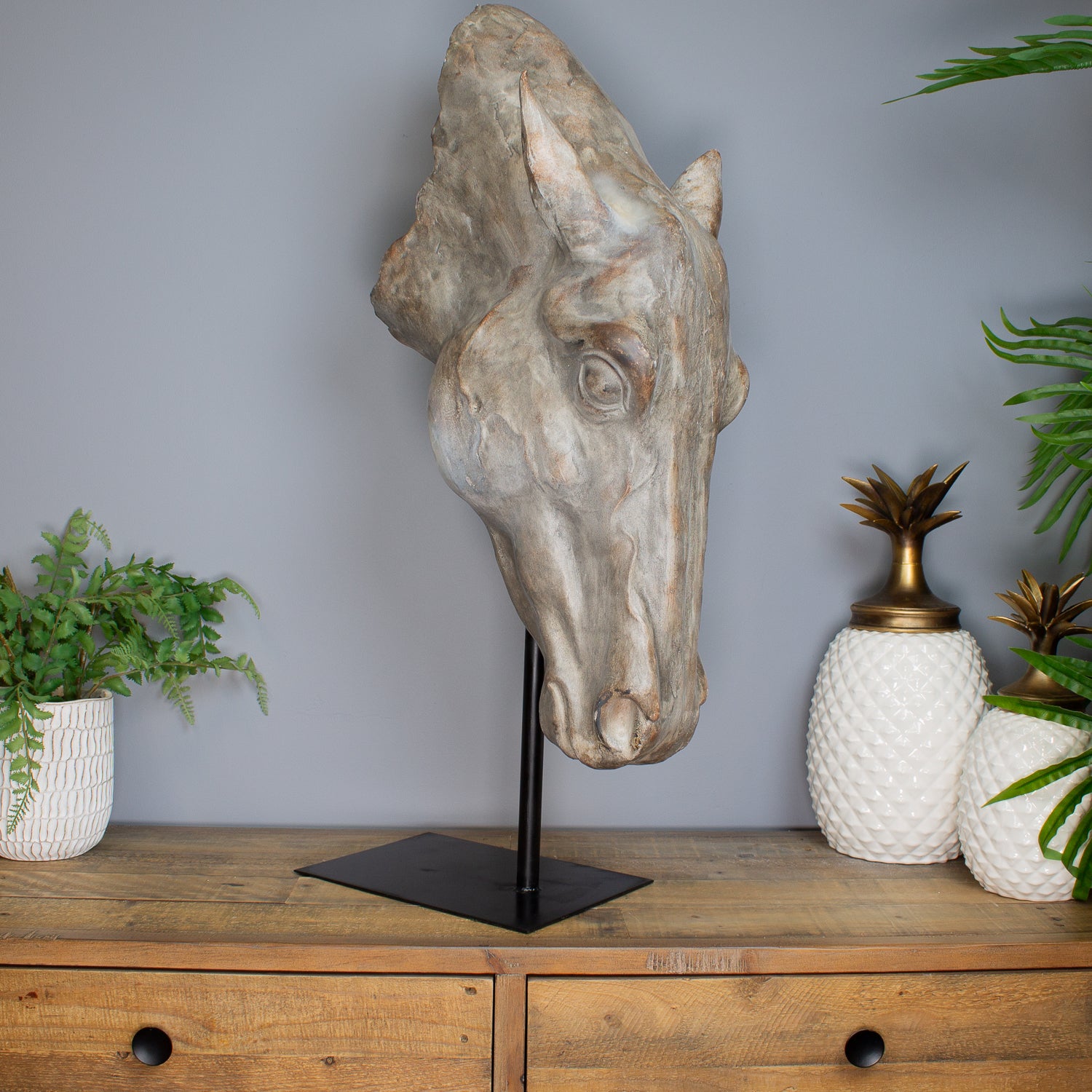 Horse Head Sculpture