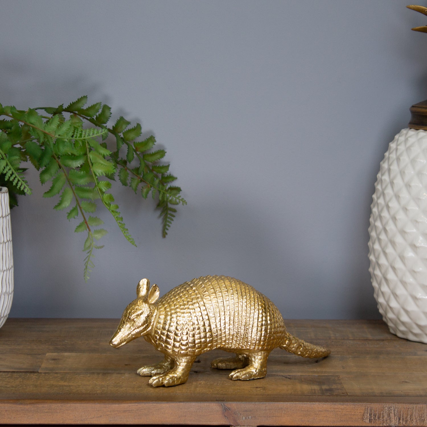 Gold Armadillo Ornament