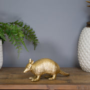 Gold Armadillo Ornament